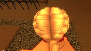 Roblox girl with royal boyfriend in subtle intimate moment