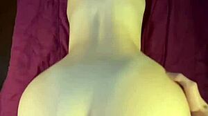 Young Babe Spreads Huge Ass in Homemade POV Doggy Sex