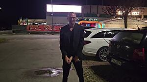 Real Amateur Couple Giacomo and Brunette Wife with Big Tits Get Wild in Full Outdoor Video on Red Page