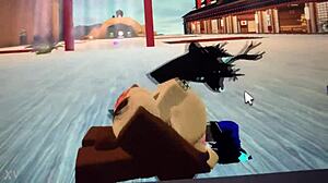 Headless slut rides big black cock creampied rich