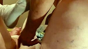 wife relaxes after partying with subtle enjoyment