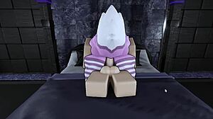 Rough sex with furry.