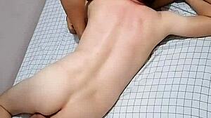 Horny chubby Asian wife takes intense doggystyle pounding from her husband.