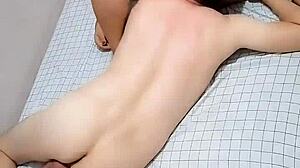 Horny chubby Asian wife takes intense doggystyle pounding from her husband.