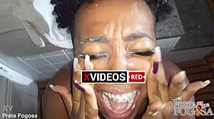 novinha giving bareback sex and letting cum on face