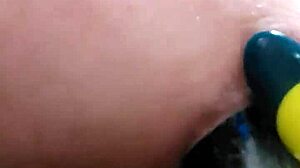 stretching my asshole with toys and dildos