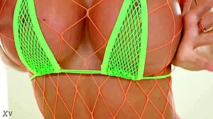 Jasmine Jae, worship those plastic boobs, you bimbo MILF.