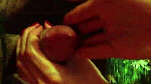 This amateur gives the best handjob, footjob, and even shoejob.