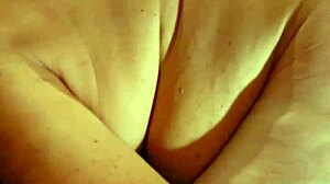 wife relaxes after partying with subtle enjoyment