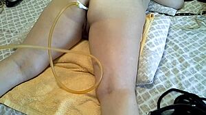 Two Wine Enemas And Spanks For The Slave