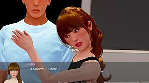 lets play with redhead's big tits and shaved pussy