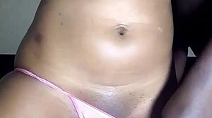 Big Ass Ebony Bounces Wildly on Big Black Dick