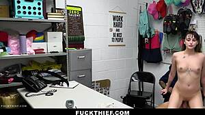 Mall Cop Makes a Deal with the Birthday Girl Thief - Fucktheif