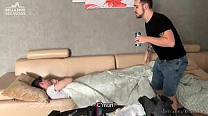 Damn! Bella Mur’s Failed Orgy in Dorm Blowbang Rocks!