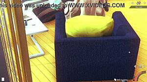 asian jav japanese spanking chair