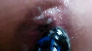 stretching my asshole with toys and dildos