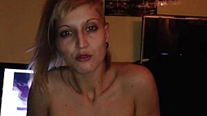 Petite Babe Gets Cock Hard By Licking Ass And Swallowing Cum