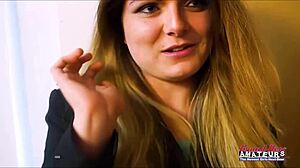 big titted horny brunette rachel gives bj and gets banged in pov group