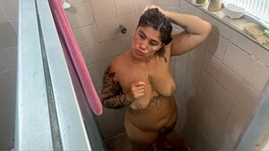 hidden camera captures emotions in the bathroom