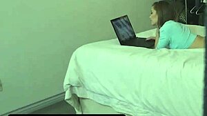 why did you tie up your teen stepsis riley mae for that pov blowjob and fucking her shaved pussy?