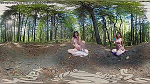 Sexual Yanks VR Turquoise Climaxes Outdoors With Dildo Insertion And Orgasm