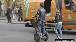 Priscilla Salerno returns in porn documentary episode 02 with big tits interview.