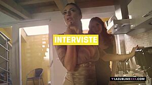 Priscilla Salerno returns in porn documentary episode 02 with big tits interview.