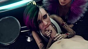 Cyberpunk Cartoon Cyberfuck