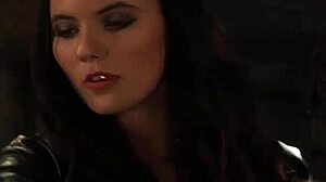 lesbian mistress and her handmaidens, oh the touch of the whip 😈 bound and whipped so good