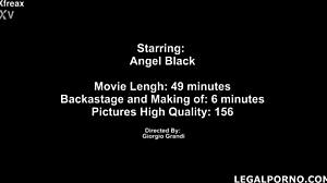 Angel Black Takes 3 on 1 Double Anal