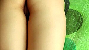 she pays the bet by masturbating