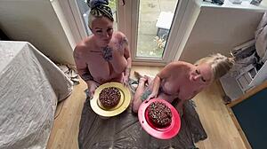 Livie Smashes Cake With Big Black Cock Assplay On Birthday