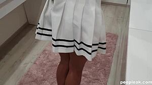 Amateur Couple In Bathroom