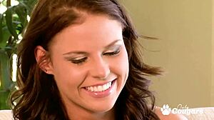 Taylor Russo gets internal cock massage from masseuse. Why does it feel so intense?