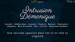 démonique, the french european succubus, tempts with subtle allure.