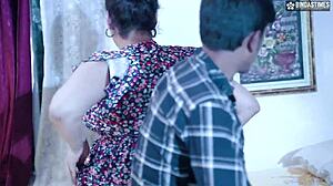 Big Round Milky Step Sister Fucks Step Brother in Hindi Audio