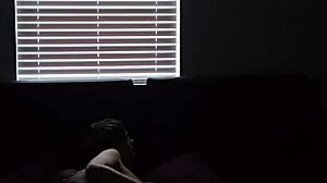 big titt lesbian plays with her shaved pussy then takes bbc deep