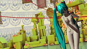Hatsune Miku nude goddess revealed