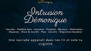 démonique, the french european succubus, tempts with subtle allure.
