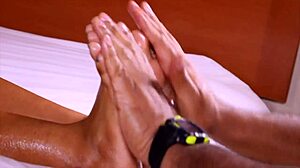 Wanna See My Awesome Footjob With Pretty Feet?