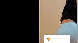 Prostitute shakes big ass in tight shorts for creampie