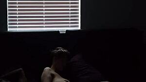 big titt lesbian plays with her shaved pussy then takes bbc deep