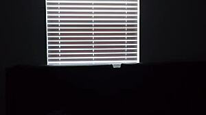 big titt lesbian plays with her shaved pussy then takes bbc deep