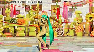 Hatsune Miku nude goddess revealed