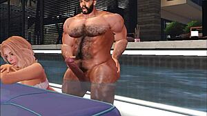 No resisting a man as fine and handsome as cam heyward in this gay 3some