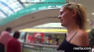 Exceptional czech chick tempted in mall and screwed in pov