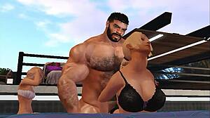 No resisting a man as fine and handsome as cam heyward in this gay 3some