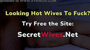 look at that huge cock, hubby, stay and watch your wife get pounded like a slut