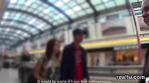 Exceptional czech chick tempted in mall and screwed in pov
