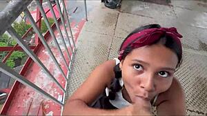 Watch this public deepthroat scene?